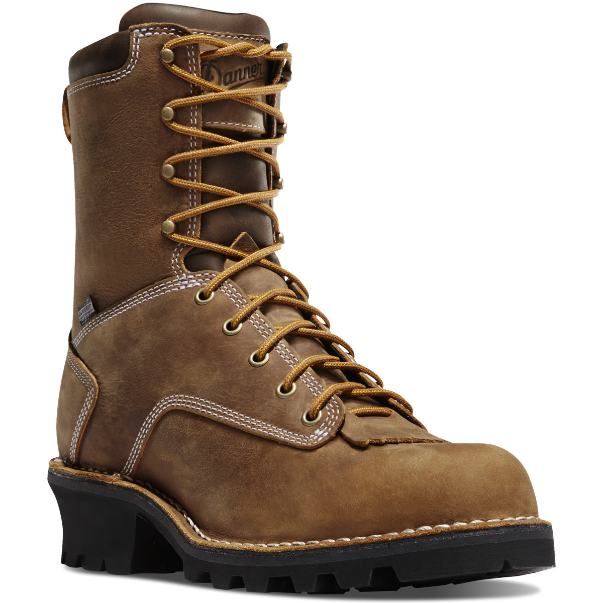 Danner Mens Logger Work Boots Brown - HGX816059